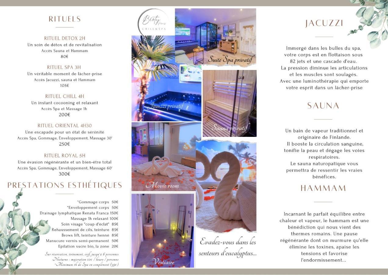 Bioty Chill & Spa Le Blanc-Mesnil Exterior foto